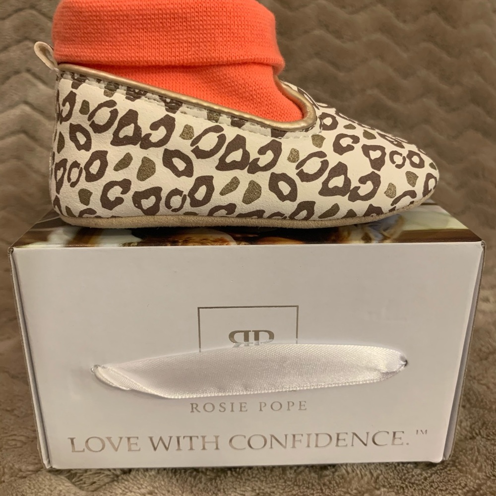 NWT Rosie Pope Girl Baby Bootie 3-6 Month
